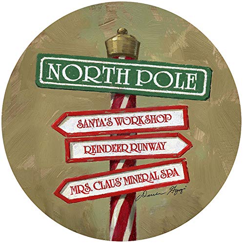 Andrea's Silicone - 6" Non-Slip Jar Opener - North Pole Sign