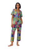 BedHead - Stretch S/S Capri PJ Set - Zanzibar - Small