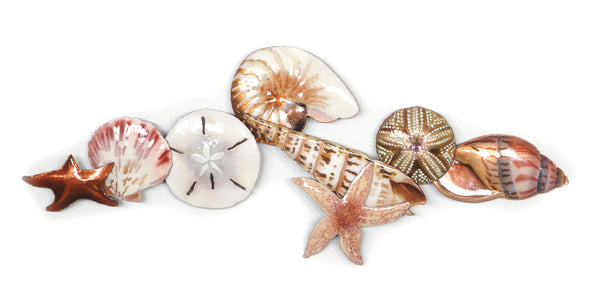 Bovano - Wall Sculpture - Starfish, Scallop, Sand dollar, Nautilus, Wuger, Starfish, Sea Urchin, Babylon