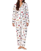 BedHead - Classic Stretch Jersey L/S PJ Set - Loyal Londoners - Large