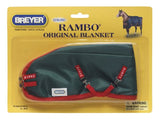 Breyer - Traditional Horse Rambo Blanket - Green & Red