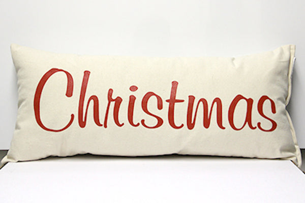 Eric & Christopher - Screen Printed Pillow - Christmas