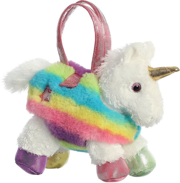 Aurora - Rainbow Trendy Pals - Pet Carrier - Unicorn - 8"