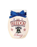 Stony Creek - 4" Glass USB Lighted Jar - Independence Day