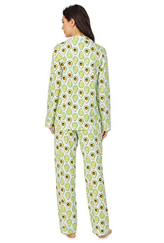 BedHead - Classic Long Sleeve Pajama Set - Avocuddle - XSmall