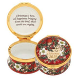 Halcyon Days - Porcelain Trinket Box - 2019 Annual Christmas Box