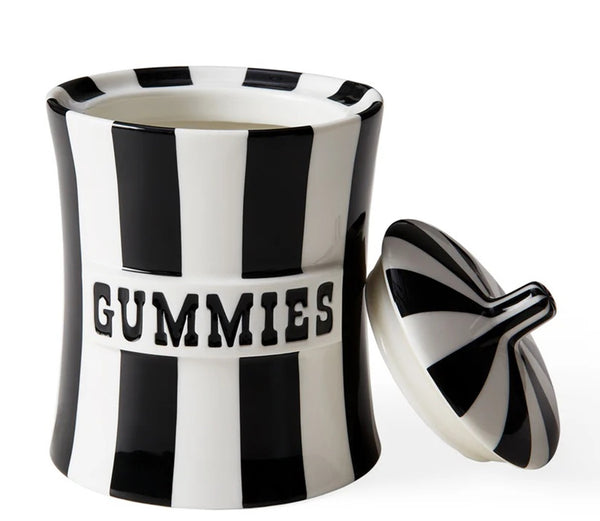 Jonathan Adler - Vise Canister Gummies - Black/White