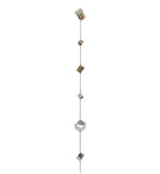 Gold Leaf Designs - Stainless Steel Garden Stake - Swaying Cube