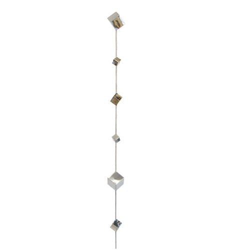 Gold Leaf Designs - Stainless Steel Garden Stake - Swaying Cube