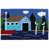 Jellybean - 30x20 Indoor/Outdoor Accent Rug - Lakeside Boathouse