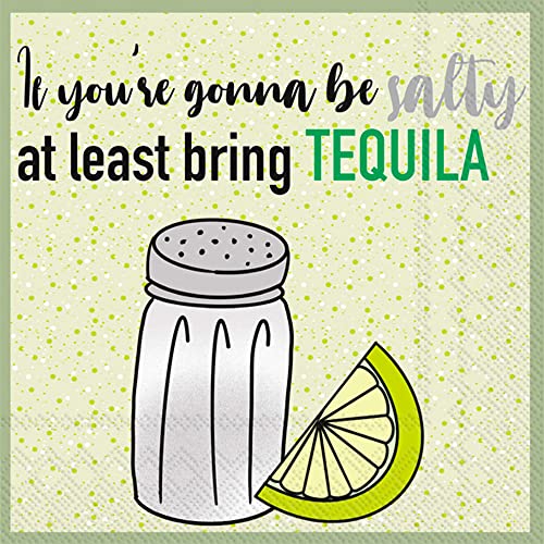 Boston International - 3-Ply 5" Cocktail Napkins - Bring Tequila