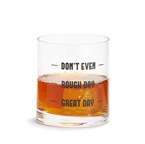 Two's Company Don't Ask Old Fashion Glass