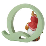 Enesco - Beatrix Potter Alphabet Figurine - 2.76" Letter Q - Mrs. Rabbit