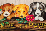Olivia's Home - 32" x 22" Accent Rug - Wipe Your Paws