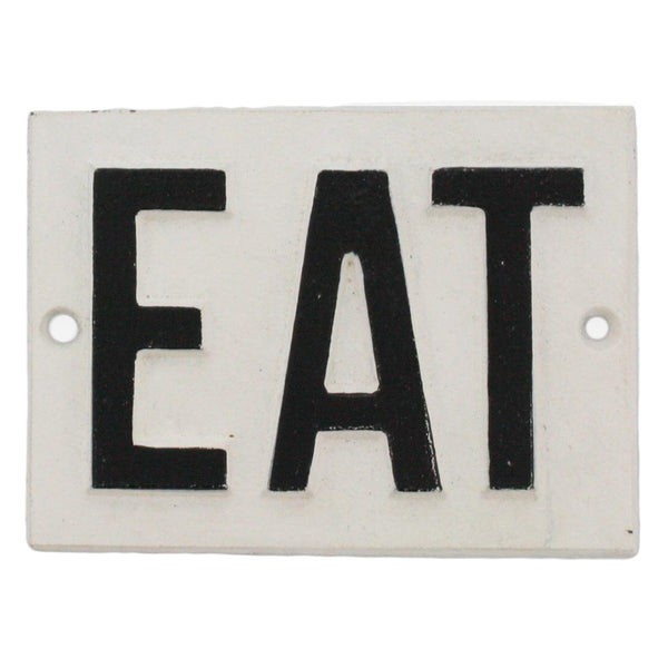 HomArt - Cast Iron Sign - EAT