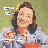 Boston International - 3-Ply 5" Cocktail Napkins - Breakfast Wine