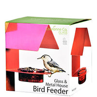 Couronne - The Cottage - House Bird Feeder - Red