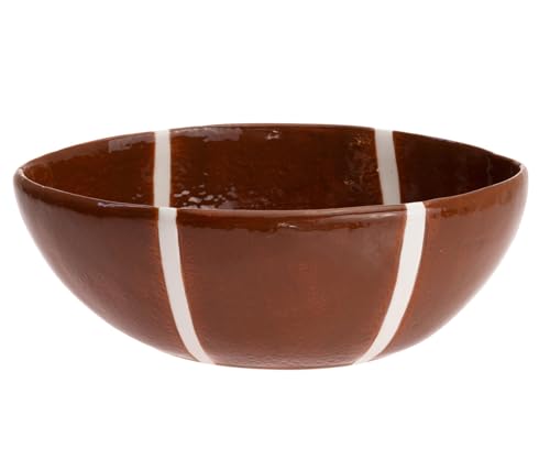 Boston International - Ceramic Nesting Serving Bowl 2 Size Set - Football Fever