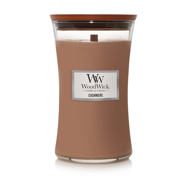 WoodWick - Large Crackling 21 Oz. Candle - Cashmere