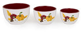 Boston International - Nesting Prep Bowls 3 Sizes - Fall All Over