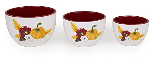 Boston International - Nesting Prep Bowls 3 Sizes - Fall All Over