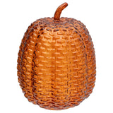 Boston International - Light Up Umber Textured Glass Pumpkin