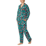 BedHead - Stretch Long Sleeve Pajama Set - Tis The Season - X-Small