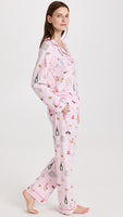 BedHead - Classic Cotton L/S Pajama Set - Let's Do Brunch - Large (US 12-14)