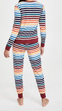 BedHead - L/S Pullover Crew & Jogger PJ Set - On The Horizon - Small