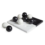 Jonathan Adler - Tic Tac Toe Set - Canaan Black & White Marble