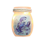 Stony Creek - Frosted Glass - 3" Lighted Vase - Coral Reef - Lobster