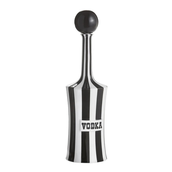 Jonathan Adler - Black & White Vice Decanter - Vodka