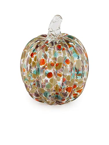 Boston International - Mini Glass Pumpkin - Confetti