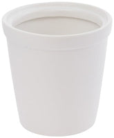 Boston International - 5"x7" Pumpkin Shaped Popover Dish & Lid - White