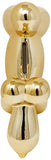 Interior Illusions Plus Gold Mini Ceramic Dog Piggy Bank - 7.5" Tall