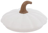 Boston International - Large Pumpkin Serving Bowl & Lid - White