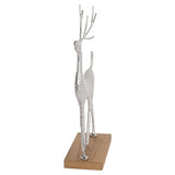 Boston International - Small Metal Silver Darling Christmas Deer