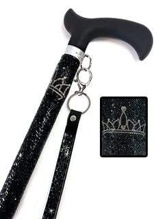 Jacqueline Kent Sugar Cane - Adjustable - Crowned Jewel Collection - Black