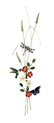 Bovano - Wall Sculpture - Hummingbird, Dragonfly & Butterfly Bough