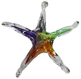 Luke Adams - Suncatcher - Large Twisted Star - Violet