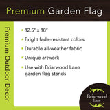 Briarwood Lane - 12.5" x 18" Garden Flag - Family & Football Fall