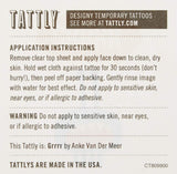 Tattly Temporary Tattoos - Colorful Silly Monster Set of 16