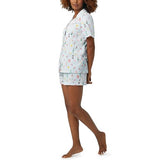 BedHead - Classic S/S Stretch Jersey Shorty PJ Set - Wedding Party - Large