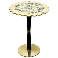 Jonathan Adler - Kismet Accent Table - Black & Brass - Short