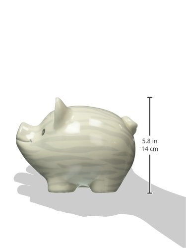 Demdaco - Nat & Jules - Money Bank - Striped Zebra