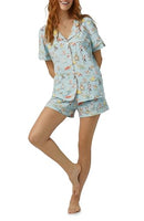 BedHead - Short Sleeve Shorty PJ Set - Barnyard Retreat - Medium (8-10)