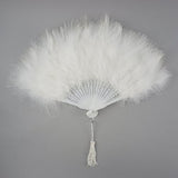Zucker Feather - Marabou Fan - White