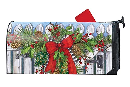 MailWraps - Oversized Mailbox Cover - Holiday Garland