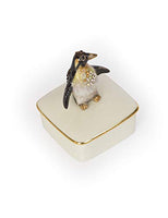 Jay Strongwater - Porcelain Box - Octavio Penguin