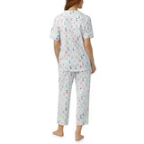 BedHead - S/S Stretch Jersey Cropped PJ Set - Wedding Party - Large